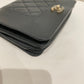 Chanel Black Calfskin Gold Hardware Mademoiselle Wallet On Chain Sku# 80840