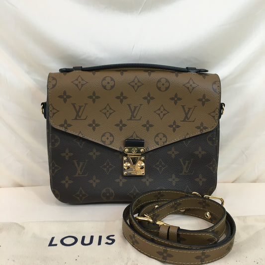 Louis Vuitton Reverse Monogram Canvas Metis Pochette Crossbody Bag Sku# 70048