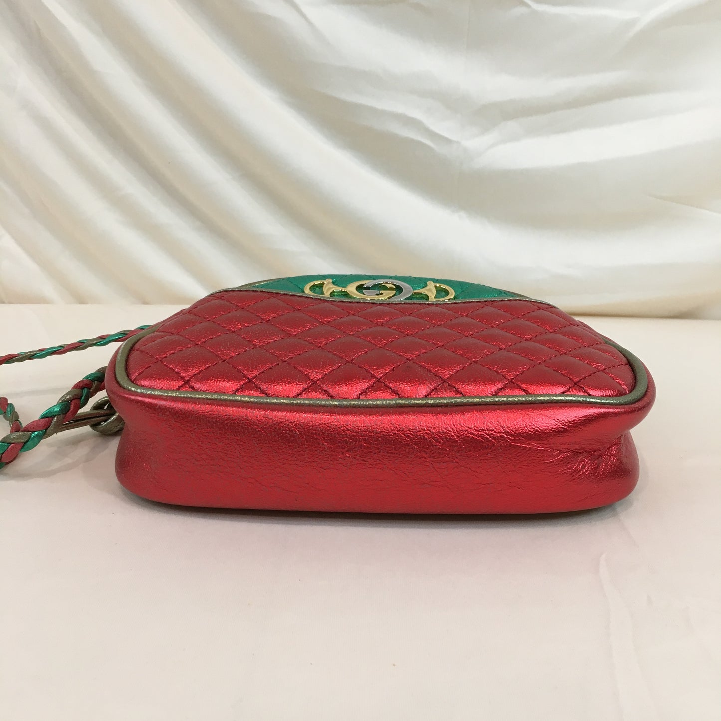 Gucci Tricolor Mini Trapuntata Crossbody Bag Sku# 70102L