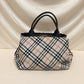 Burberry Beige Nova Check Handbag Sku# 71873