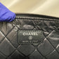 Chanel Black Lambskin Patent Clutch Bag Sku# 81000