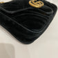 Gucci Black Velvet Mini Marmont Chain Bag SKU# 80873