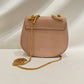 Chloe Pink Leather Mini Drew Soulder Bag Sku# 80982