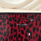 Yves Saint Laurent Leopard Patent Zip Clutch Sku# 71985