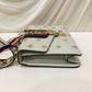 Gucci White Leather Bee Sylvie Shoulder Bag Sku# 78122