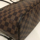 Louis Vuitton Damier Coated Canvas Neverfull MM With Pochette Shoulder Bag Sku# 73012