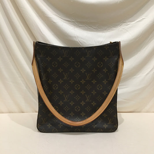 Louis Vuitton Monogram Coated Canvas Looping GM Shoulder Bag Sku# 71178