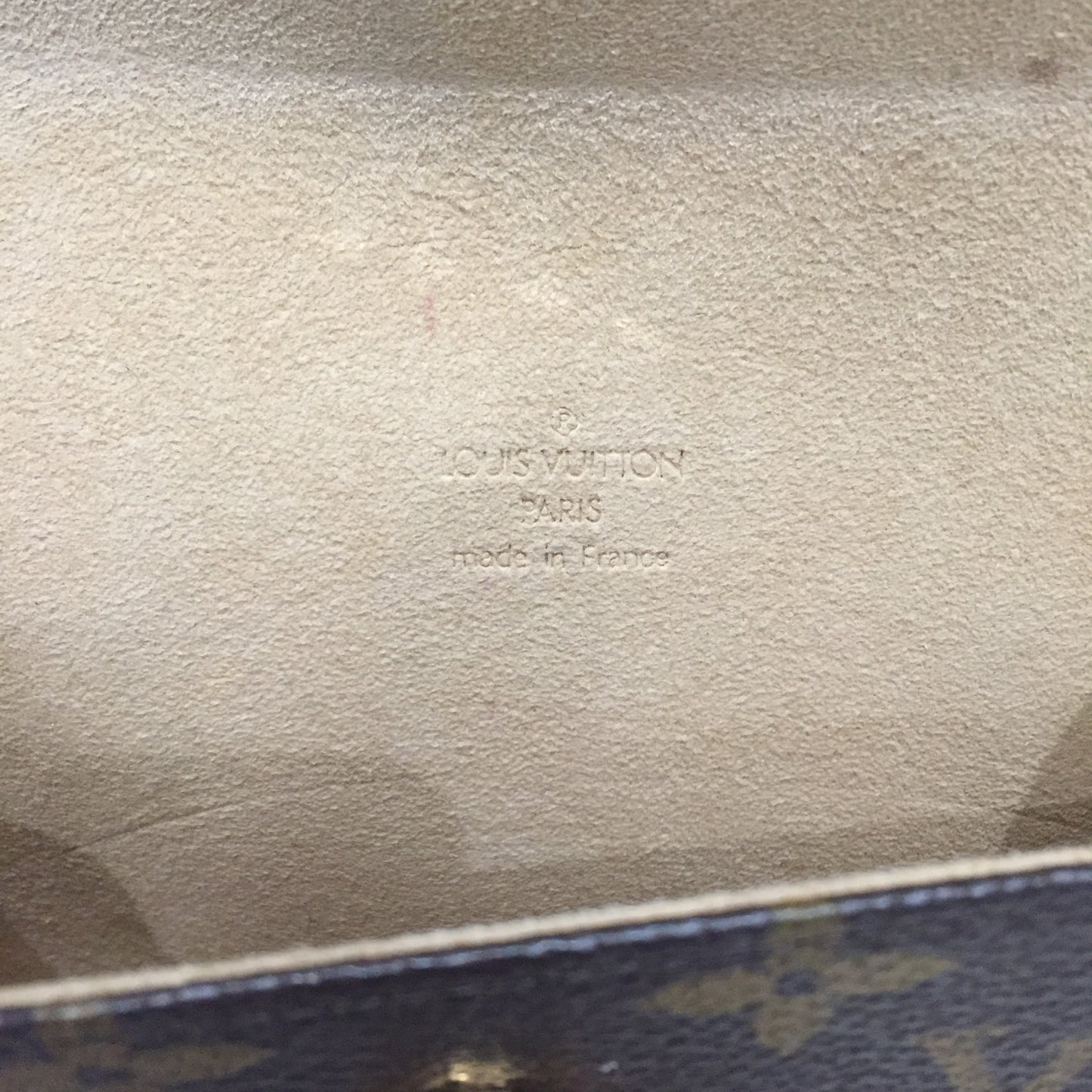 Louis Vuitton Monogram Coated Canvas Pochette Florentine Without Strap Sku# 72089