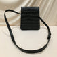 Yves Saint Laurent Black Crocodile North South Kaia Crossbody Bag Sku# 78881