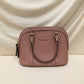 Gucci Pink Leather Dome Tote with Strap Sku# 79156