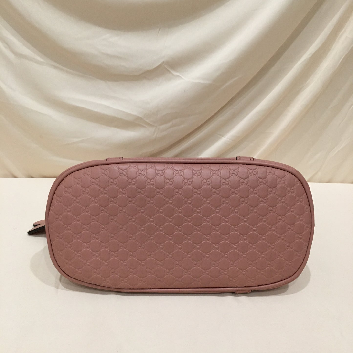 Gucci Pink Leather Dome Tote with Strap Sku# 79156