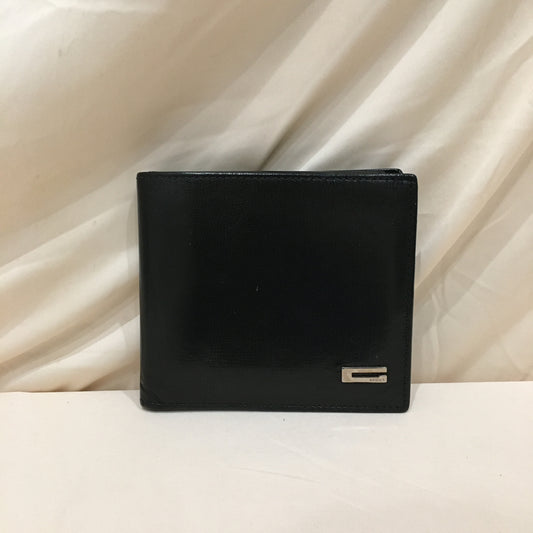 Gucci Black Bifold Wallet with Pass Case Sku# 79119