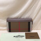 ***Brand New With Tag*** Burberry Brown Purple Leather Wallet Sku# 00004