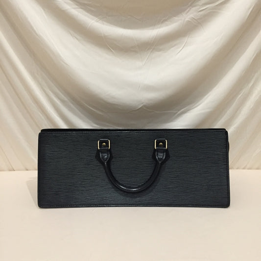 Louis Vuitton Black Epi Leather Sac Triangle Tote Bag Sku# 72509