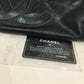 Chanel Black Leather CC Logo Tote Sku# 71268