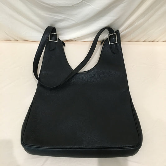 Hermes Black Leather SAC MASAI Shoulder Bag 32 Sku# 68929