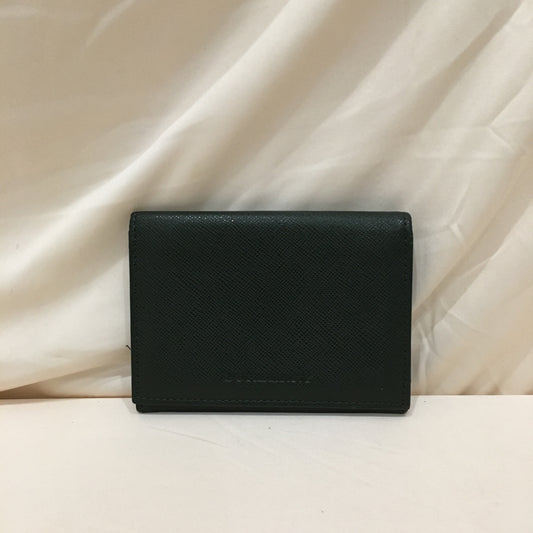 Burberry Black Leather Pass Card Case Sku# 79314