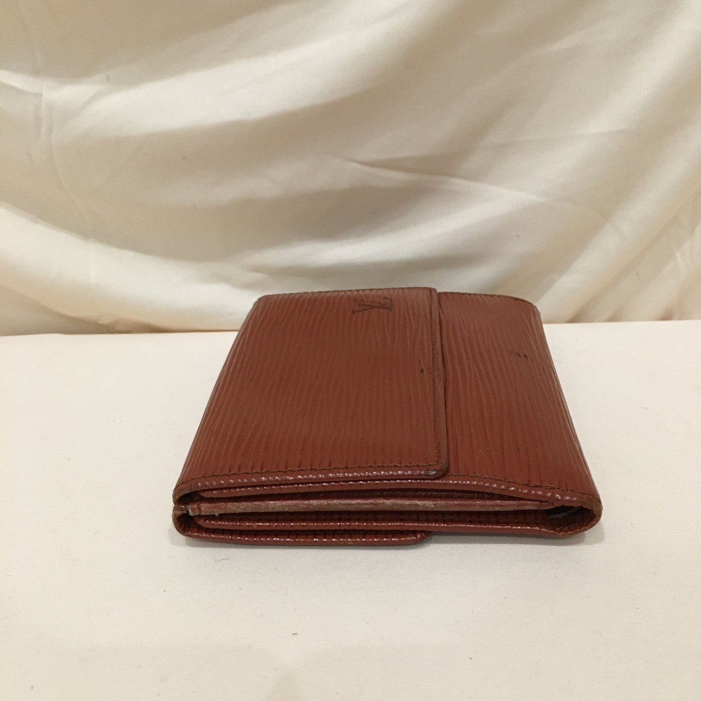 Louis Vuitton Brown Epi Leather Double Side Wallet Sku# 79406