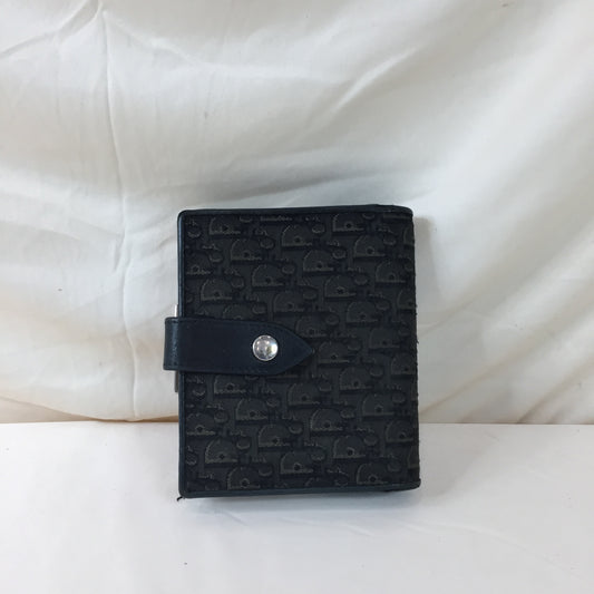 Dior Black Trotter Bifold Wallet Sku# 79507