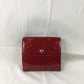 Louis Vuitton Red Vernis Double Side Wallet Sku# 79486