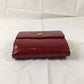 Louis Vuitton Red Vernis Double Side Wallet Sku# 79486