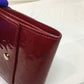 Louis Vuitton Red Vernis Double Side Wallet Sku# 79486