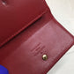 Louis Vuitton Red Vernis Double Side Wallet Sku# 79486