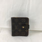 Louis Vuitton Monogram Coated Canvas Compact Zip Wallet Sku# 79484