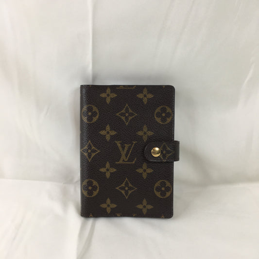 Louis Vuitton Monogram Coated Canvas Agenda Cover PM Sku# 79511