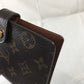 Louis Vuitton Monogram Coated Canvas Agenda Cover PM Sku# 79511