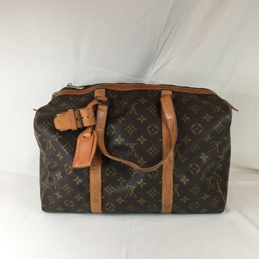 Louis Vuitton Monogram Coated Canvas Sac Souple 35 Travel Bag Sku# 79820