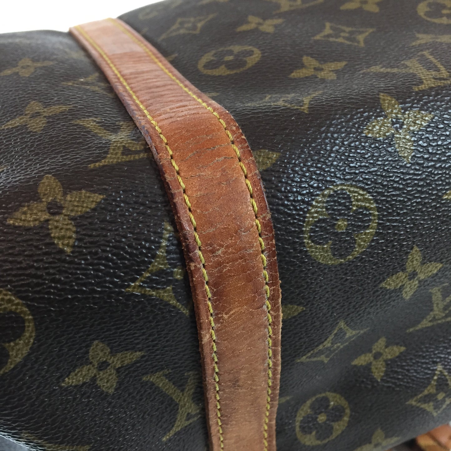 Louis Vuitton Monogram Coated Canvas Sac Souple 35 Travel Bag Sku# 79820