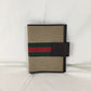 Gucci Brown Sherry Line Canvas Notebook Cover Sku# 79701