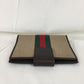 Gucci Brown Sherry Line Canvas Notebook Cover Sku# 79701