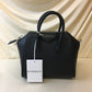 Givenchy Black Goatskin Leather Mini Antigona Tote Sku# 68633