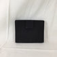 Prada Black Nylon Leather Bifold Wallet Sku# 79700