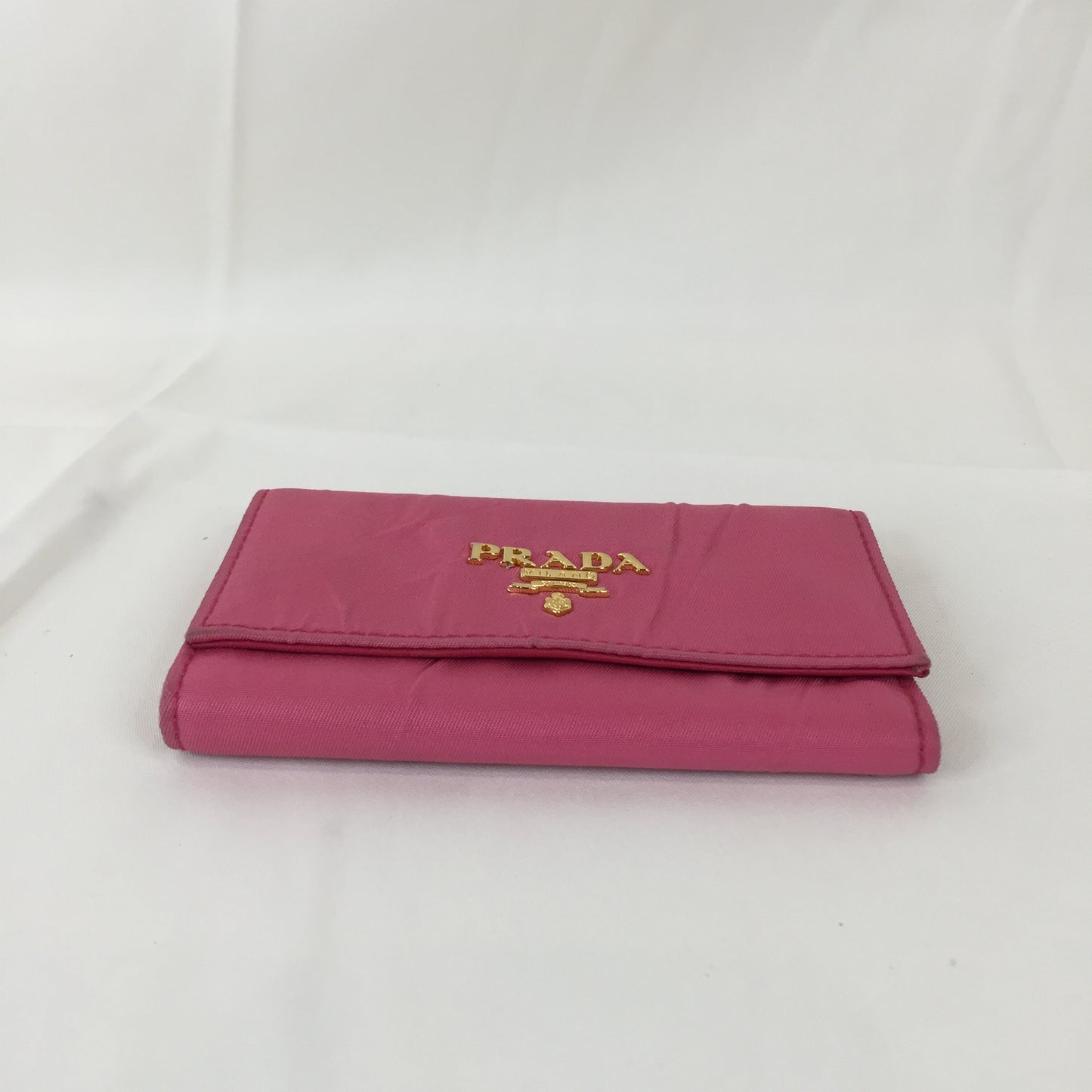 Prada Pink Nylon 6 Rings Key Holder Sku# 79699