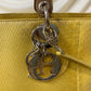 Dior Lady Bag Yellow Python Skin Leather Sku# 44452